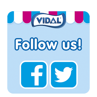 Vidal Candies UK - Follow Us